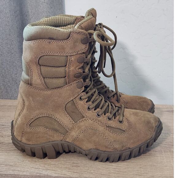 Tactical Research Belleville Khyber Hot Weather Boots TR550 Men's 4 Brown Combat - Picture 2 of 11